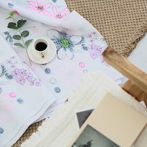 단잠 시원한 여름을 위한 인견홑이불 리플홑이불 마홑이불 면리플홑이불, 플라워인견홑이불-핑크