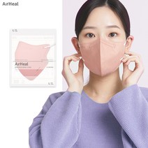 에어힐 국산 여름용 써멀본드 라이트핏 새부리형 마스크 컬러 대형 중형 블랙 베이지 핑크 귀편한 일회용 새부리형 마스크 50매 100매
