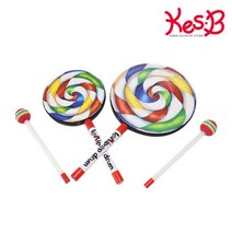 나nanr_(캐스B)맑은소리 롤리팝드럼(중 대) 악기완구 장난감 음악 놀이 어린이♥sksnfll, ♥sksnfll중(1655)