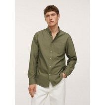 망고(남성) MANGO MAN 셔츠 옥스퍼드 Beige - Khaki 17005545