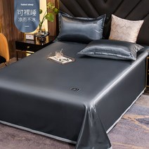 마코아 May.17 45번 아이스베드 싱글 여름 숙소 싱글 도톰 ins 스타일 이불 싱글 여름베개 3종 세트 2인 쿨링2Z, 4_245 * 250 cm [1.8 - 2.0 m 침대, 고급 회색 [같은 베개 커버 선물]