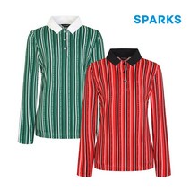 디즈니골프 스팍스골프 여성 스트라이프 카라티셔츠 SJ1LTS004