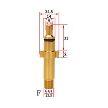 세차건 Nilfisk Karcher Huter Elitech Lavor용 금속 어댑터 폼 노즐 거품 발생기 건 고압 세척기 비누 거품기, F, 에프