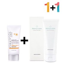 끈적임 없는 선 썬 크림 노세범 클렌징 필링 젤 밤 폼, 매직마일드선크림 1개_곤약젤리필링젤 1개