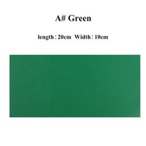 가죽보수스티커 20x10cm 자기 접착제 가죽 수정 패치 스틱에 소파 보조금 PU 패브릭 스티커 스크랩북, 10 A Green