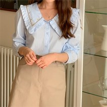 다잇템 여자 귀여운 치마코디 크로쉐 블라우스 (9652820)