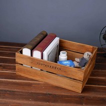 나무 수납함 주방용품 주방 직사각 화분 박스 분리통 이용 단단한 폭조절책장, E 공간박스