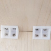 코너 브라켓 보강 ㄱ자 코너 플라스틱 앵글 삼각 고정브라켓 브래킷 목재철물, 흰색