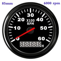 야구스피드건 속도측정기 스피드건 보트 타코미터 해양 타코 미터 게이지, 6000rpm 10억, 협력사