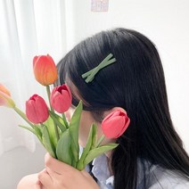 머리끈 걸스 아이템 더블 크로스 헤어 머리핀