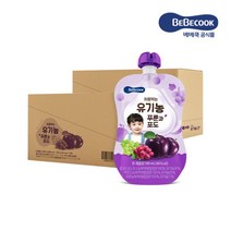 [베베쿡] 처음먹는 유기농 푸룬과 포도 2박스(100ml X 20팩), 상세 설명 참조, 상세 설명 참조