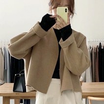 여성롱코트 가을 겨울 캐시미어코트 chaquetas para mujer 카키 퀼팅 코트 짧은 울 앰프 블렌드 v 넥 긴 소매 자켓 여성 모직 jaqueta feminina