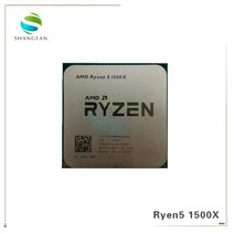 파워딜 AMD-라이젠 5 1500X CPU 프로세서 3.5 GHz 쿼드코어 L3 = 16M 65W YD150XBBM4GAE 소켓 AM4 팬 미포, 한개옵션0