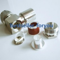 RG8 LMR400 RG213 커넥터 용 2X UHF 클램프 PL259 수 플러그 직각, 한개옵션0