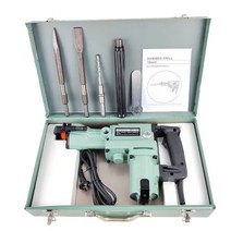 파괴함마 타격기 콘크리트 파쇄 고출력 라이트 전기 망치 이중 브레이킹 픽 가정용 충격 220V 1050W, [04] AU, [01] PR-38E