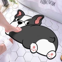 빅무드 캐릭터 소프트 규조토 발매트, 당황도그