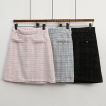 [끄레아또레] 멋스런 체크 미니 스커트 RS223MA600