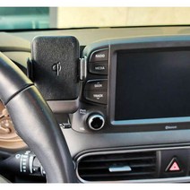 코나 휴대폰 위치 핸드폰거치대+무선충전기 세트, 코나 거치대 + 15W무선충전기