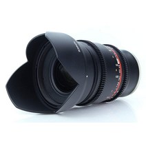 Rokinon DS16MNEX 16mm T2.2 시네 광각 렌즈 소니 알파 E마운트 교체 가능한 카메라용 블랙 USA 미국