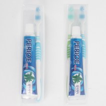웰하임 LG페리오 휴대용 칫솔치약세트 50g 케이스형, 2p