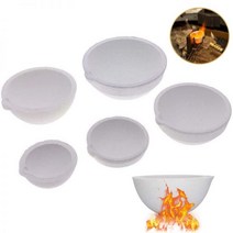 금은 보석 공구 장비를 위한 고온 석영 실리카 용해 도가니150071, 170mm 5000G