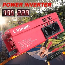 자동차 인버터 6000w 피크 dc 12v24v ac 220v led 디, 24V 범용, 중국