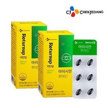 CJ 리턴업 아이시안 루테인 30캡슐 x 2개 (2개월분), 상세페이지 참조, 상세페이지 참조
