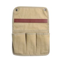 롱릴렉스체어 감성 캠핑 백패킹 낚시 의자 Chair arm storage bag 야외, 카키색 옷감