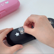 컷팅 스티커 네임스티커 이름 레터링 영문이니셜, 폰트 05, 컷팅네임 홀로그램 1.5cm