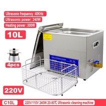 240w 10l 초음파 청소기 목욕 타이머 보석 브러시 안경 매니큐어 치과 면도기 부품 청소 기계, 220v, 협력사, 에게