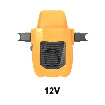 무시동히터 차박 캠핑보일러 12v 24v 자동차 냉각 난방 이중 사용 휴대용 겨울 자동차 팬 windshield defogger defroster seat 팬, 12v 노란색