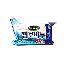 무궁화 점보 세탁 빨래 비누 450g, 5개