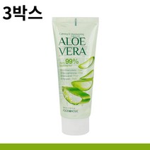 3박스 푸드어홀릭 알로에베라 수딩젤 100ml 대용량수딩젤 대용량알로에크림 대용량알로에화장품 알로에스킨로션 여성수딩젤 알로에기초화장품 알로에여성화장품 알로에남성화장품 바르는알로에