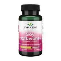 Swanson 소이 이소플라본 750 mg 60 캡슐, 1개, 60개입, 60정
