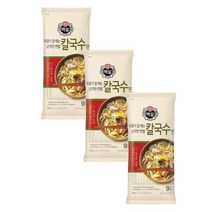 CJ 면요리 백설 칼국수면 국수면 간편식 900g 3개 1세트, 5세트