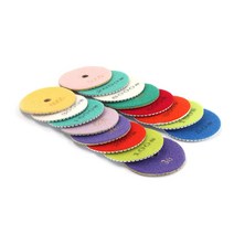 3 인치 80mm 샌딩 그라인딩 디스크 습식 다이아몬드 연마 패드 타일 대리석 화강암 연마기 유연한 석재 세라믹 손 도구 1 pc, 150
