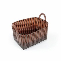 에이치플러스몰 PP라탄 엘프 핸들 바구니(소), 본상품선택, 본상품선택