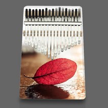 Kalimba 17 Keys 엄지 손가락 피아노 아크릴 Mbira 몸 악기 나무 스마스 창조적 인 음악 상자, 04 D