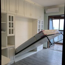 벽침대 붙박이 침대 월베드 오피스 스텔스 좁은방, 측면형 (1.5x1.9m)