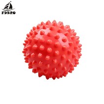토구 트라택 fdbro fitness pvc 손 마사지 공 pvc 발바닥 고슴도치 감각 훈련 그립 공 휴대용 물리 치료 공 6.5, 오렌지