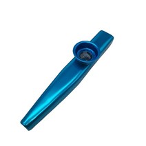 1PCS 금속 Kazoo 경량 휴대용 초급 플루트 악기 음악 애호가 목 관악기 디자인, [03] 파란