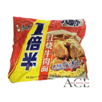 ACE 중국식품 캉스푸 봉지라면 홍쇼우육면 큰봉 129g-10봉지-1세트