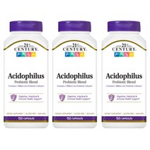 21세기 센트리 유산균 프락토올리고당 락토바실러스 실온보관 150캡슐 3개