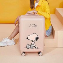 무민캐리어 스누피 파스텔 미니 캐리어 22인치