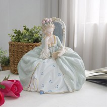 고급진선물 도자기인형 세라믹돌 부인 거실장식품 정원조각상 피겨린 야드로 촬영용소품