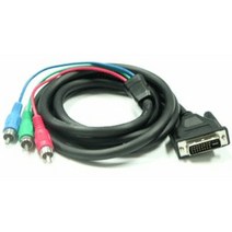 Coms 콤포넌트 24 RCA3 DVI 5 케이블 W75E323, 1개