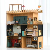 뚝딱 미니 DIY 미니어처 하우스 미니어쳐 만들기 키트, 난이도 상, 7. 씽크대 350 (+9500)