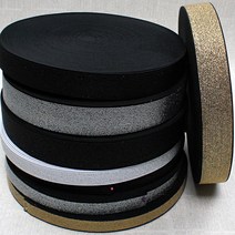 고무밴드 고무줄 허리고무줄 바지고무밴드-대용량 롤 뭉치 50y, 펄밴드-흰색+은색30mm(1롤)