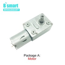 하이보1마력Bringmart-DC 12V 24V 3-210RPM 터보 기어드 웜 모터 박스 6v 고 토크 감속기 370 전기 18v JG, 13 12v 32rpm_05 Package R