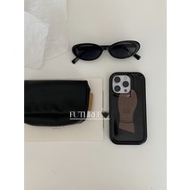 FUTHREE 틈새 기능 냉풍 고급 블랙 브라운 Margiela는 Apple 14promax 올인클루시브 에지 iPhone13 보호 케이스 12 안티 드롭 11 보호 케이스에 적합합니다.